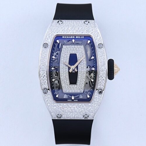 Richard Miller Ladies RM07-01 ZF Factory Black Strap Replica Watch - Best Quality Replica Watches UK Swiss Watch Brands 1:1 Replica Fake Watch