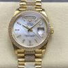 Rolex Day-Date M128348rbr-0071 8+ Factory Diamond Bezel Replica Watch - Best Quality Replica Watches UK Swiss Watch Brands 1:1 Replica Fake Watch