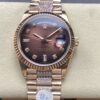 Rolex Day-Date M128235-0038 8+ Factory Diamond Hour Markers Replica Watch - Best Quality Replica Watches UK Swiss Watch Brands 1:1 Replica Fake Watch