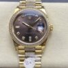 Rolex Day-Date M128348rbr-0007 8+ factory dark grey dial Replica Watch - Best Quality Replica Watches UK Swiss Watch Brands 1:1 Replica Fake Watch