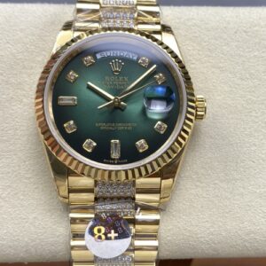 Rolex Day-Date M128238-0070 8+ Factory Date Display Replica Watch - Best Quality Replica Watches UK Swiss Watch Brands 1:1 Replica Fake Watch