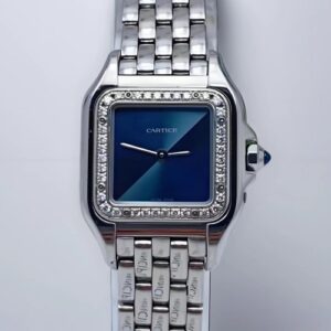 Cartier PANTHèRE W4PN0013 AF Factory Blue Dial Replica Watch - Best Quality Replica Watches UK Swiss Watch Brands 1:1 Replica Fake Watch