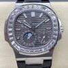 Patek Philippe Nautilus 5712 PPF Factory Diamond Bezel Replica Watch - Best Quality Replica Watches UK Swiss Watch Brands 1:1 Replica Fake Watch