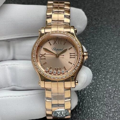 Chopard HAPPY SPORT 275378-5009 YF Factory Diamond Bezel Replica Watch - Best Quality Replica Watches UK Swiss Watch Brands 1:1 Replica Fake Watch