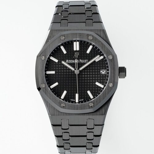 Audemars Piguet Royal Oak 15500 APS factory transparent case back Replica Watch - Best Quality Replica Watches UK Swiss Watch Brands 1:1 Replica Fake Watch