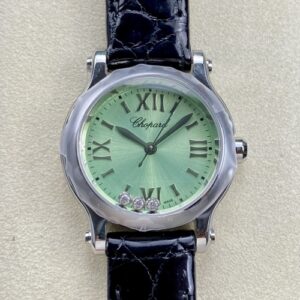 Chopard HAPPY SPORT 278590-3013 YF Factory Green Dial Replica Watch - Best Quality Replica Watches UK Swiss Watch Brands 1:1 Replica Fake Watch