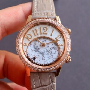 Jaeger-LeCoultre Rendez-Vous 3482520 CC Factory Diamond Bezel Replica Watch - Best Quality Replica Watches UK Swiss Watch Brands 1:1 Replica Fake Watch