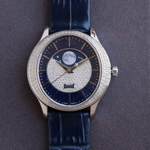 Piaget Jewelry Watch G0A44124 CC Factory Blue Dial Replica Watch - Best Quality Replica Watches UK Swiss Watch Brands 1:1 Replica Fake Watch