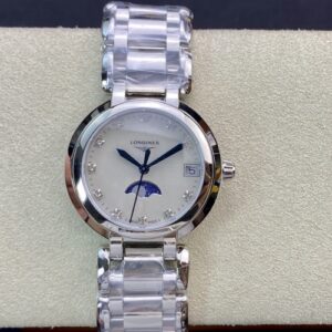 Longines Elegant L8.116.4.87.6 GS Factory White Dial Replica Watch - Best Quality Replica Watches UK Swiss Watch Brands 1:1 Replica Fake Watch