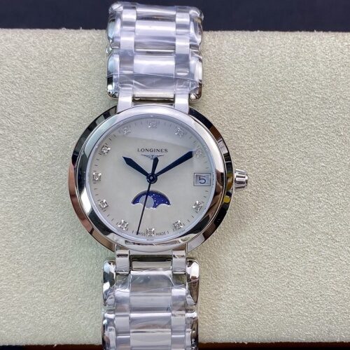 Longines Elegant L8.116.4.87.6 GS Factory White Dial Replica Watch - Best Quality Replica Watches UK Swiss Watch Brands 1:1 Replica Fake Watch