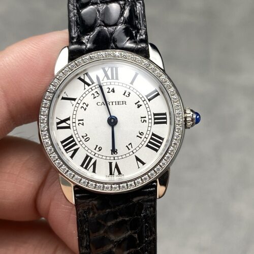 Cartier RONDE DE CARTIER WR000251 K11 Factory Diamond Bezel Replica Watch - Best Quality Replica Watches UK Swiss Watch Brands 1:1 Replica Fake Watch