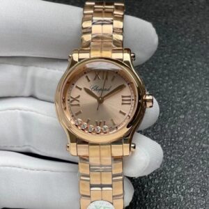 Chopard HAPPY SPORT 275378-5008 YF Factory Rose Gold Case Replica Watch - Best Quality Replica Watches UK Swiss Watch Brands 1:1 Replica Fake Watch