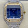 Cartier Santos W2SA0022 AMG factory diamond case Replica Watch - Best Quality Replica Watches UK Swiss Watch Brands 1:1 Replica Fake Watch