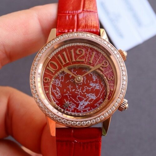 Jaeger-LeCoultre Rendez-Vous 3482560 CC Factory Red Dial Replica Watch - Best Quality Replica Watches UK Swiss Watch Brands 1:1 Replica Fake Watch
