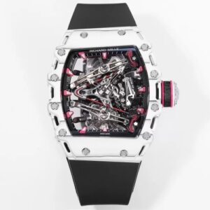 Richard Miller Men's RM38-02 RM Factory Black Strap Replica Watch - Best Quality Replica Watches UK Swiss Watch Brands 1:1 Replica Fake Watch