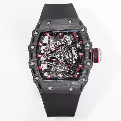 Richard Miller Men's RM38-02 RM Factory Carbon Fiber Case Replica Watch - Best Quality Replica Watches UK Swiss Watch Brands 1:1 Replica Fake Watch
