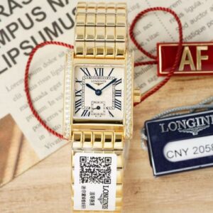 Longines Elegant L5.200.7.71.6 AF Factory Gold Diamond Case Replica Watch - Best Quality Replica Watches UK Swiss Watch Brands 1:1 Replica Fake Watch