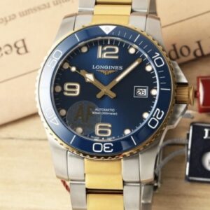 Longines Concas L3.781.3.96.7 AF factory two-color strap Replica Watch - Best Quality Replica Watches UK Swiss Watch Brands 1:1 Replica Fake Watch