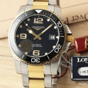 Longines Concas L3.782.3.56.7 AF factory ceramic bezel Replica Watch - Best Quality Replica Watches UK Swiss Watch Brands 1:1 Replica Fake Watch