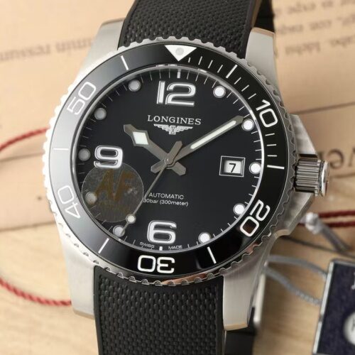 Longines Concas L3.780.4.56.9 AF factory rubber strap Replica Watch - Best Quality Replica Watches UK Swiss Watch Brands 1:1 Replica Fake Watch