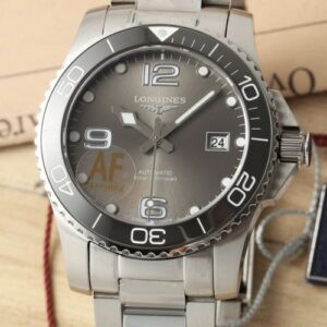 Longines Concas L3.782.4.76.6 AF factory silver-gray dial Replica Watch - Best Quality Replica Watches UK Swiss Watch Brands 1:1 Replica Fake Watch