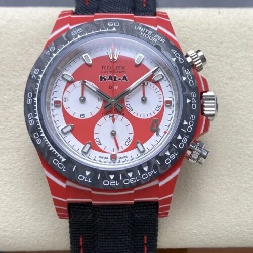 Rolex Cosmograph Daytona DIW factory red dial Replica Watch - Best Quality Replica Watches UK Swiss Watch Brands 1:1 Replica Fake Watch