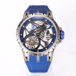 Roger Dubuis Excalibur RDDBEX0479 NEW Factory Tourbillon Rubber Strap Replica Watch - Best Quality Replica Watches UK Swiss Watch Brands 1:1 Replica Fake Watch