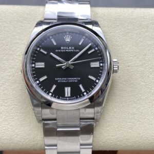 Rolex Oyster Perpetual 126000-0014 VS Factory Oystersteel Bezel Replica Watch - Best Quality Replica Watches UK Swiss Watch Brands 1:1 Replica Fake Watch
