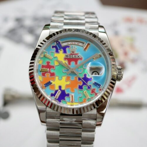 Rolex Day-Date M128239-0056 QH Factory Replica Watch - Best Quality Replica Watches UK Swiss Watch Brands 1:1 Replica Fake Watch