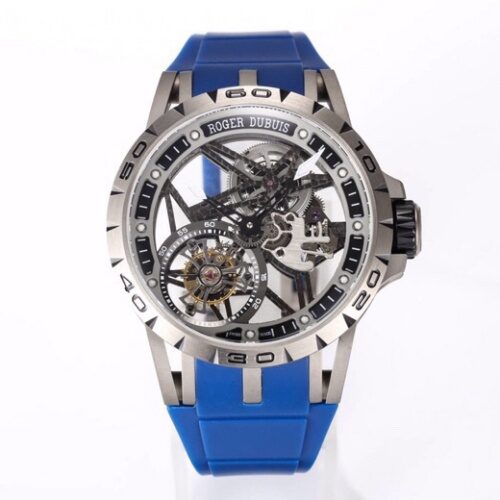 Roger Dubuis Excalibur RDDBEX0479 NEW Factory Tourbillon Titanium Case Replica Watch - Best Quality Replica Watches UK Swiss Watch Brands 1:1 Replica Fake Watch