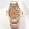 Patek Philippe Nautilus 7014-1R-001 GR Factory Diamond Dial Replica Watch - Best Quality Replica Watches UK Swiss Watch Brands 1:1 Replica Fake Watch