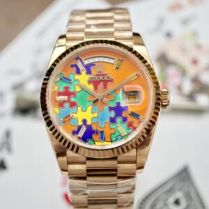 Rolex Day-Date M128235-0063 QH Factory Replica Watch - Best Quality Replica Watches UK Swiss Watch Brands 1:1 Replica Fake Watch