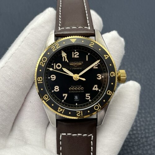 LG Factory Longines Spirit L3.812.5.53.2 Dual Time Zone Replica Watch - Best Quality Replica Watches UK Swiss Watch Brands 1:1 Replica Fake Watch