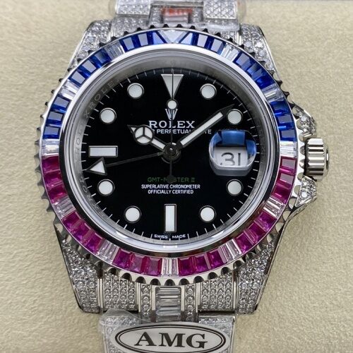 Rolex GMT-Master 116759 SAru-78209 AMG factory diamond case Replica Watch - Best Quality Replica Watches UK Swiss Watch Brands 1:1 Replica Fake Watch
