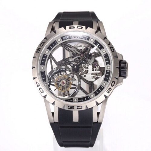 Roger Dubuis Excalibur RDDBEX0479 NEW Factory Tourbillon Titanium Bezel Replica Watch - Best Quality Replica Watches UK Swiss Watch Brands 1:1 Replica Fake Watch