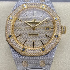 Audemars Piguet Royal Oak 15400OR.020 AMG Factory Diamond Dial Replica Watch - Best Quality Replica Watches UK Swiss Watch Brands 1:1 Replica Fake Watch